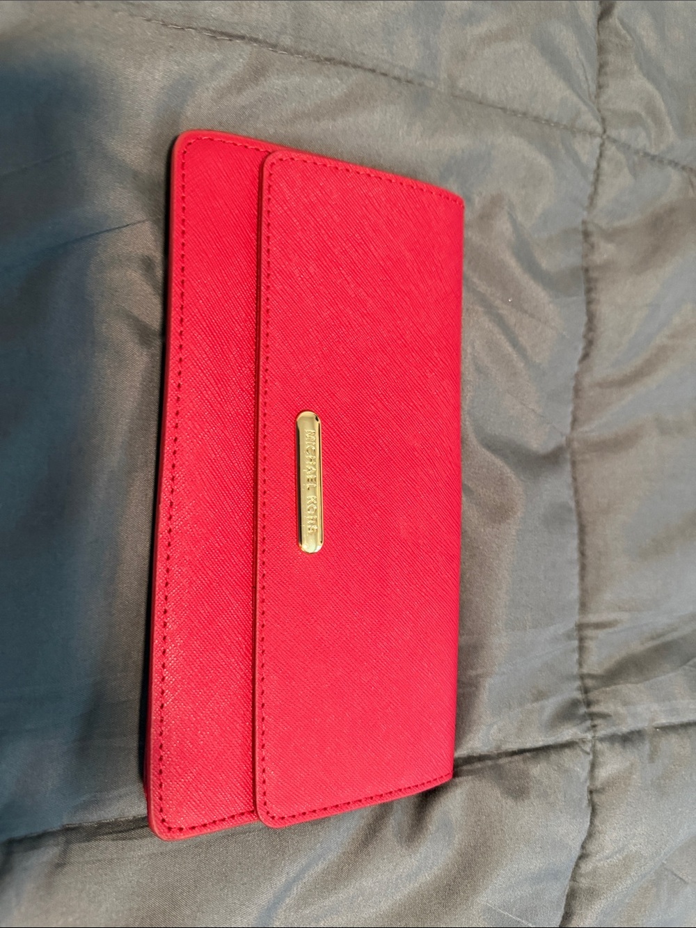 Red Women's Wallet - Michael Kors Inspired Stylish Clutch